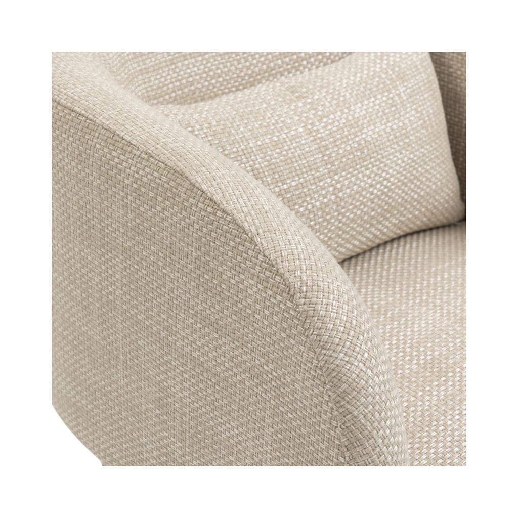 Sawyer Tweed Fabric Upholstered Accent Chair - [Additional Colors Available]