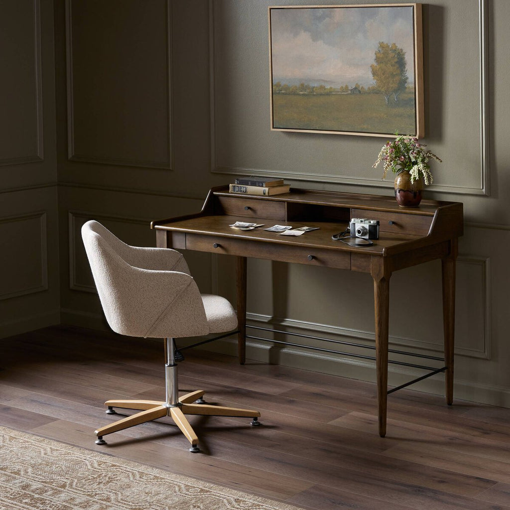 The "Moreau" Desk in Dark Toasted Oak