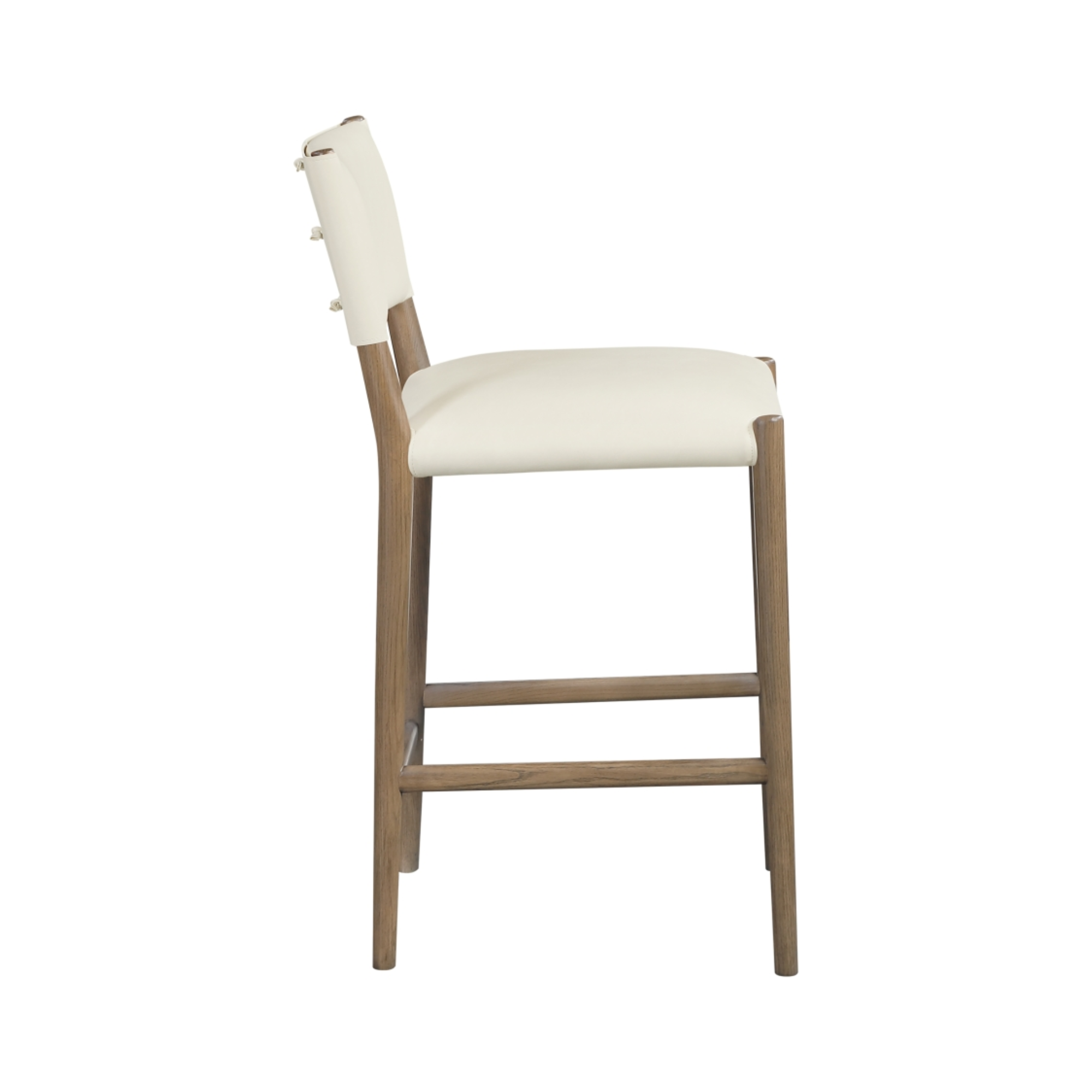 Andie Upholstered Counter Stool in Vegan Leather - [Additional Colors Available]