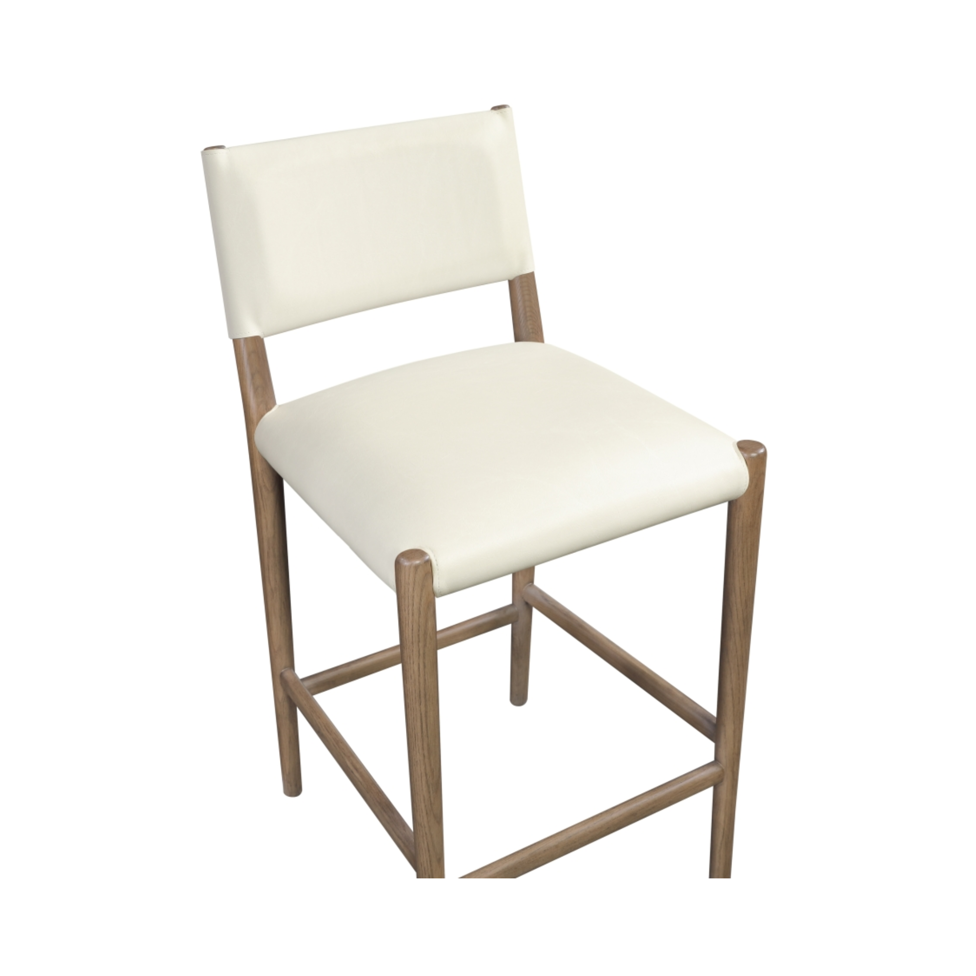 Andie Upholstered Counter Stool in Vegan Leather - [Additional Colors Available]