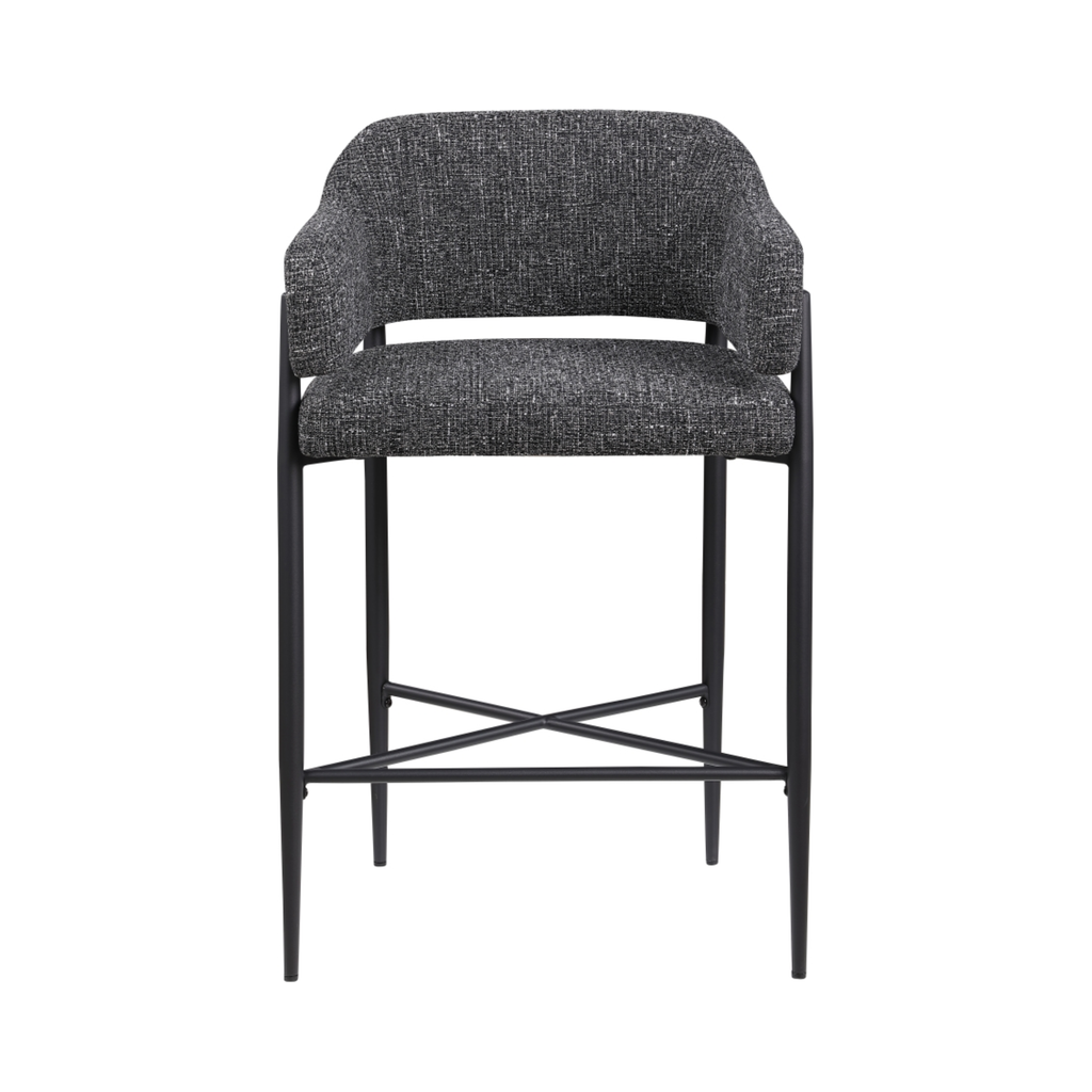 Dame Interwoven Upholstered Counter Stools - Set of 2 - [Additional Colors Available]