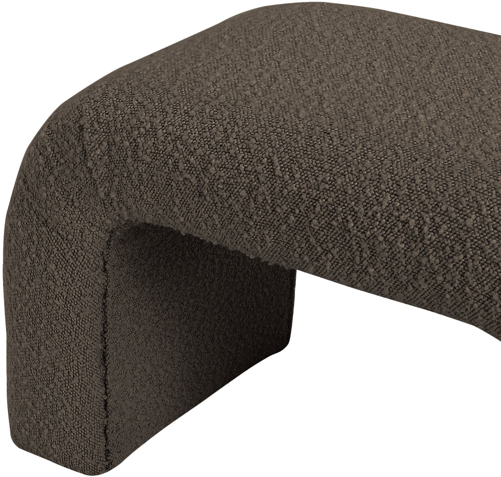 Niagara Boucle Fabric Upholstered Bench