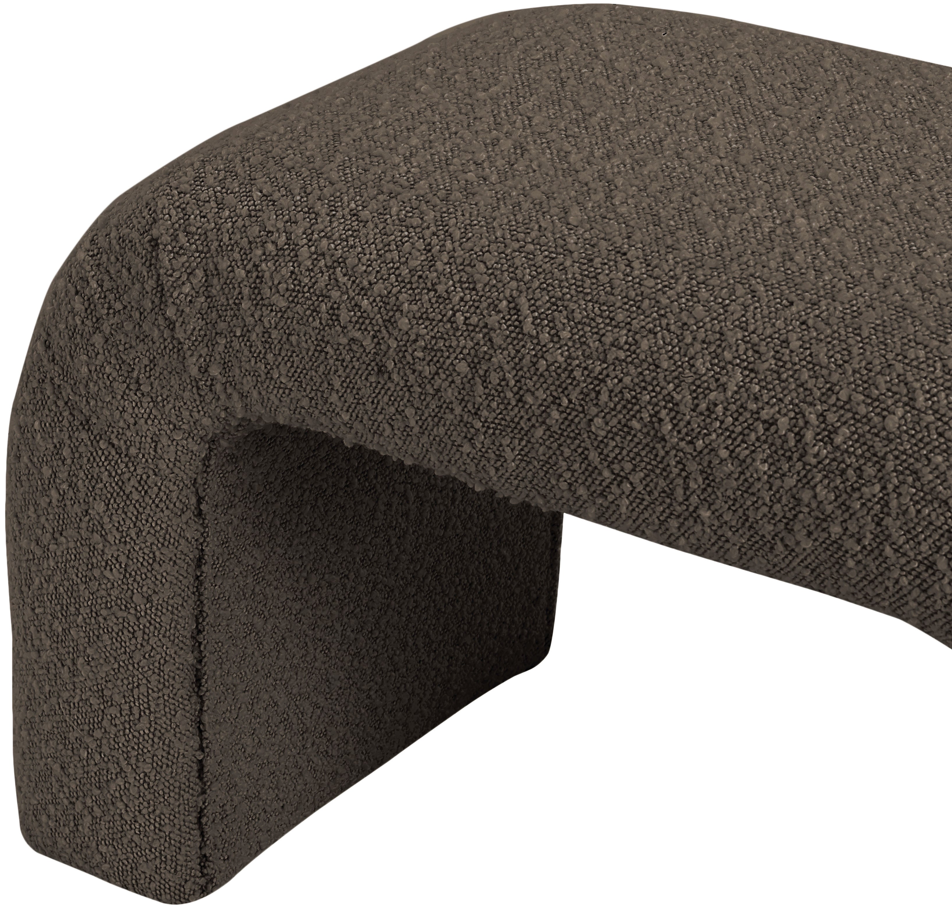 Niagara Boucle Fabric Upholstered Bench