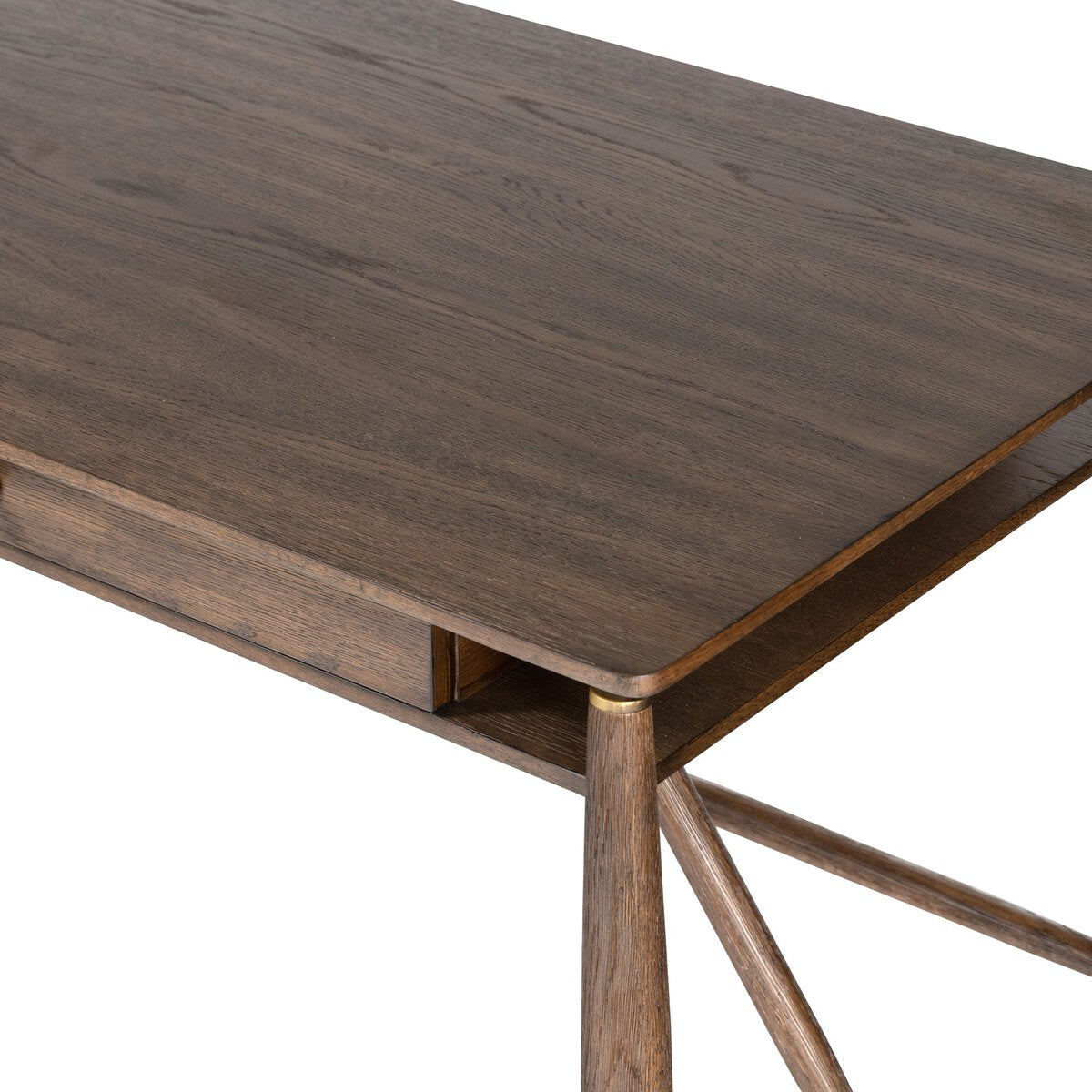 The "Markia" Desk Aged Oak Veneer