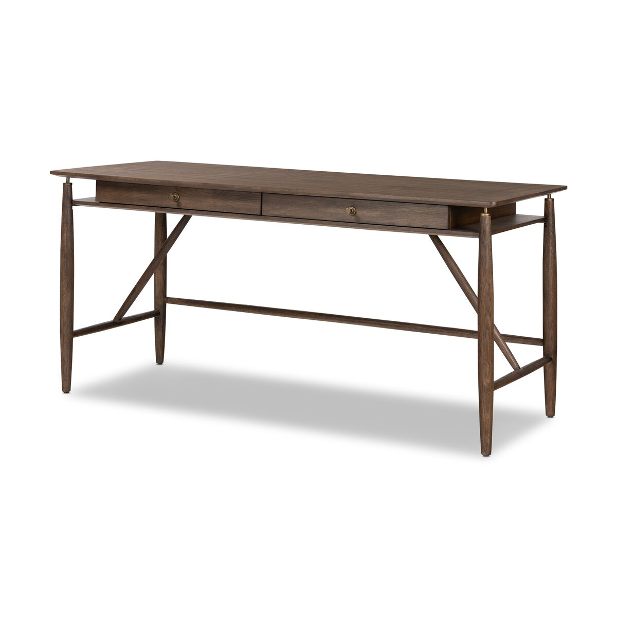 The "Markia" Desk Aged Oak Veneer