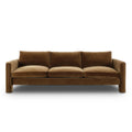 The "Katya" 97" Sofa in Surrey Cacao [Available] and Surrey Ochre [Pre-Order - Available in Sept]