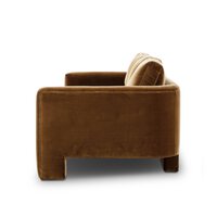 The "Katya" 97" Sofa in Surrey Cacao [Available] and Surrey Ochre [Pre-Order - Available in Sept]