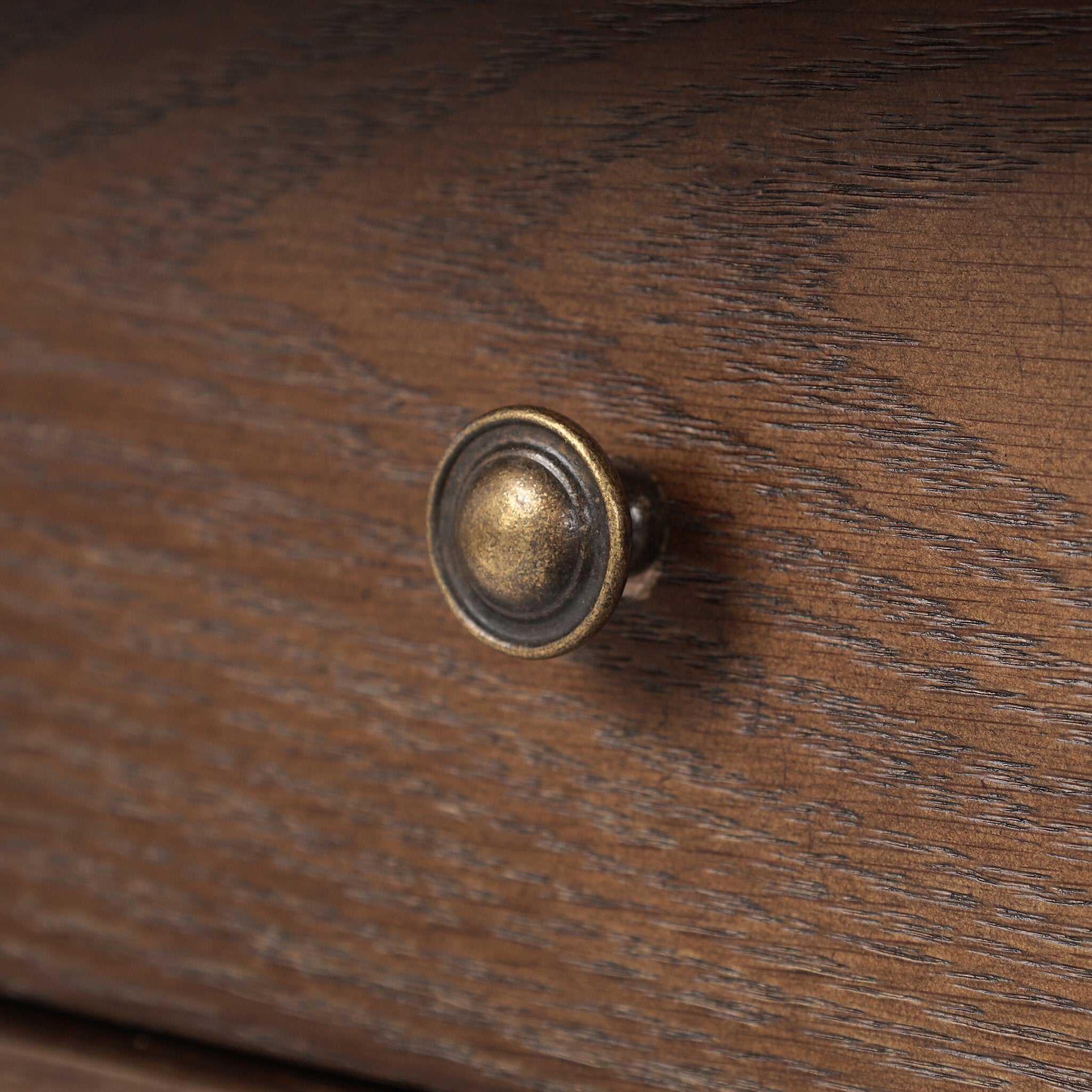 The "Bowfront"Desk in Drifted Oak Veneer