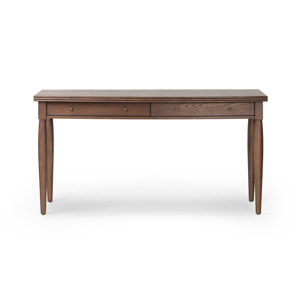 The "Bowfront"Desk in Drifted Oak Veneer