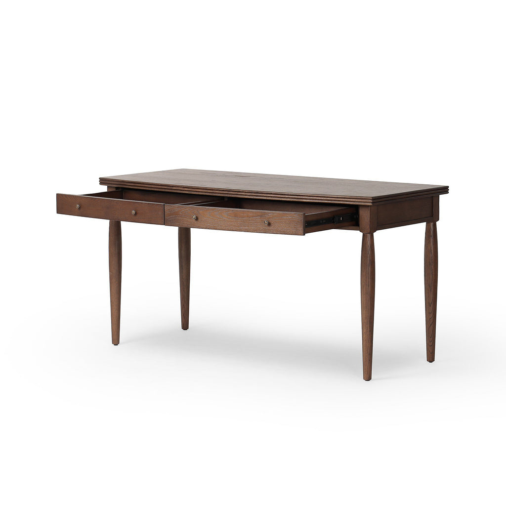 The "Bowfront"Desk in Drifted Oak Veneer