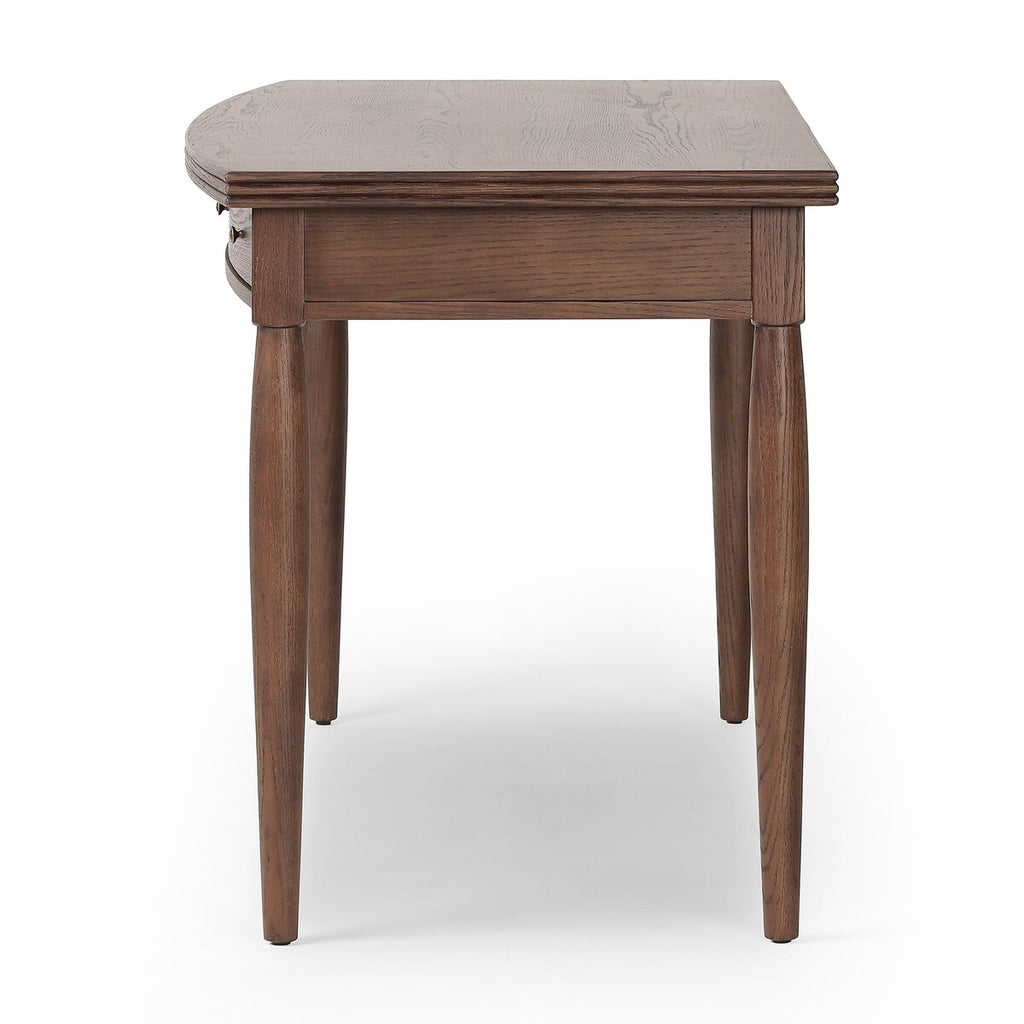The "Bowfront"Desk in Drifted Oak Veneer