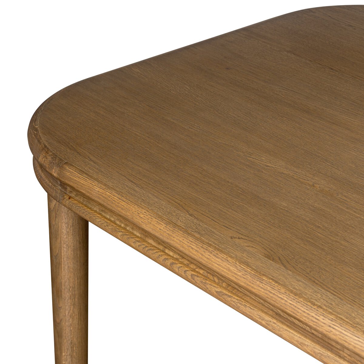 The "Florent" Extension Dining Table in Amber Oak Thin Veneer