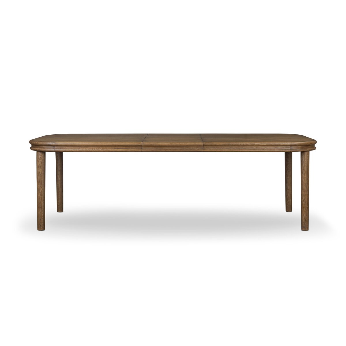 The "Florent" Extension Dining Table in Amber Oak Thin Veneer