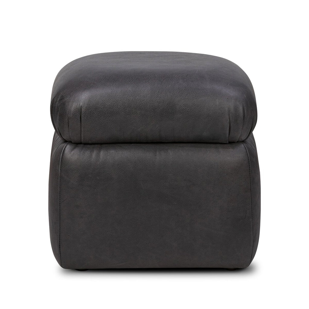 Yani Ottoman in Palermo Black [Pre-Order - Available in Aug]