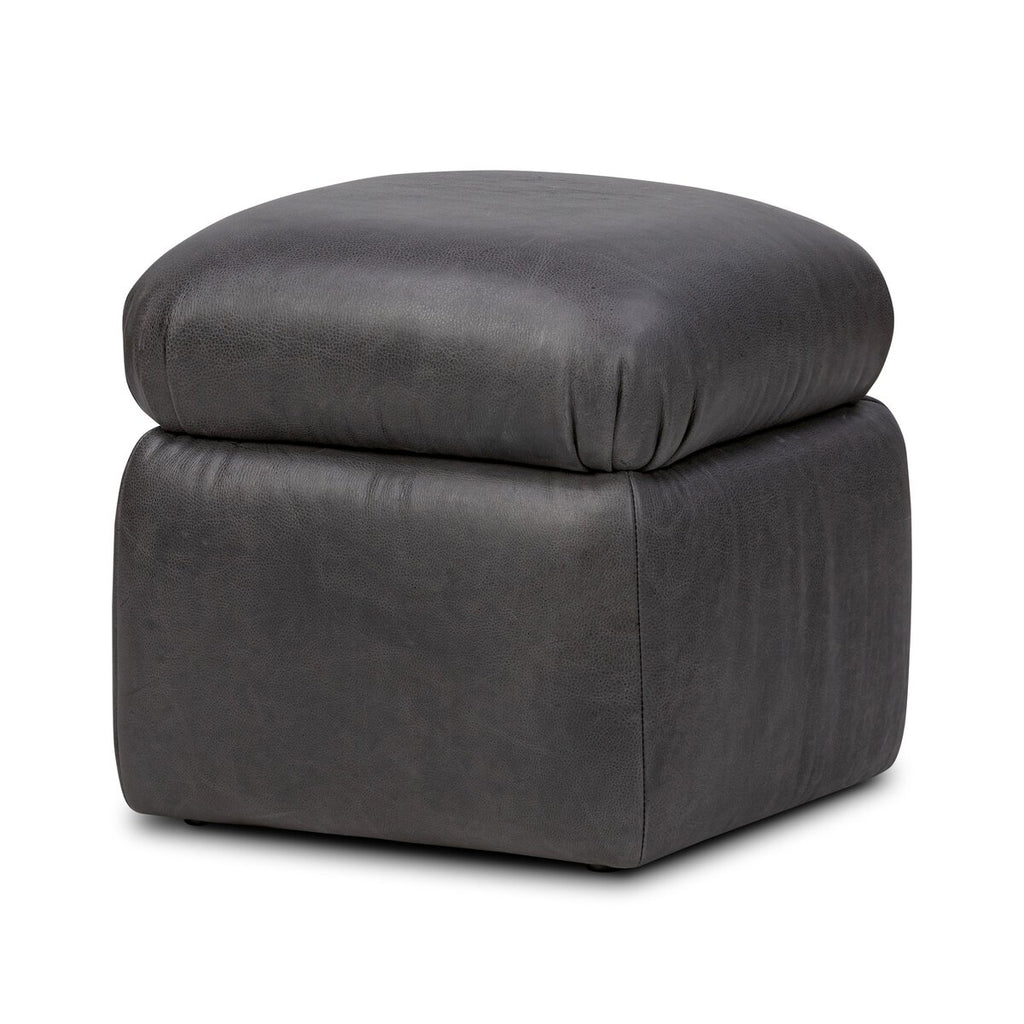 Yani Ottoman in Palermo Black [Pre-Order - Available in Aug]