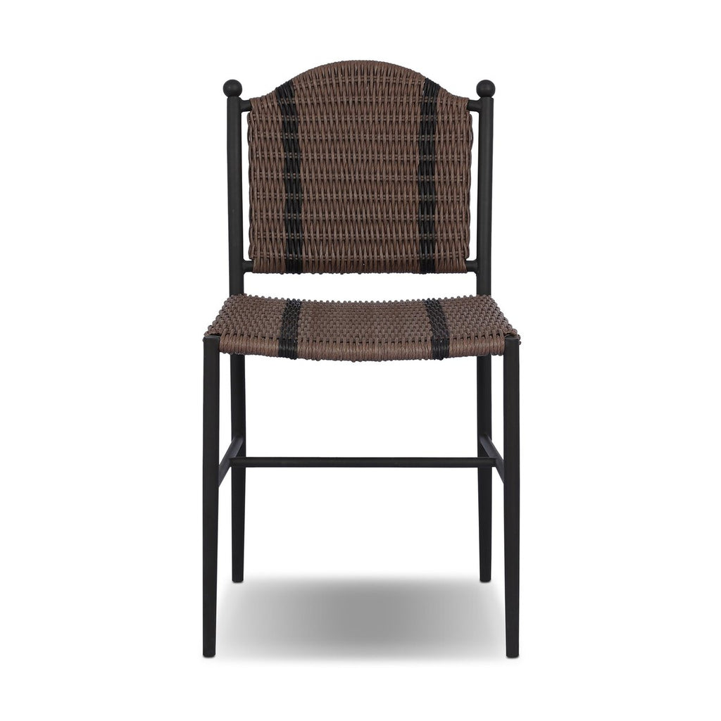 The "Abel" Outdoor Dining Chair in Tanned Weave - [Pre-Order - Available in Lt. Sept]