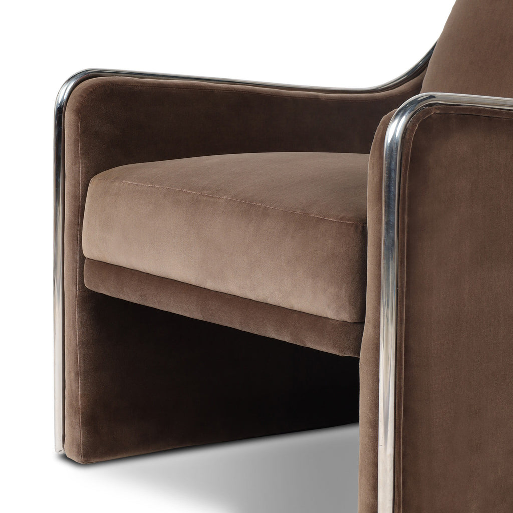 The "Viora" Chair in Surrey Mink [Pre-Order - Available in Nov]