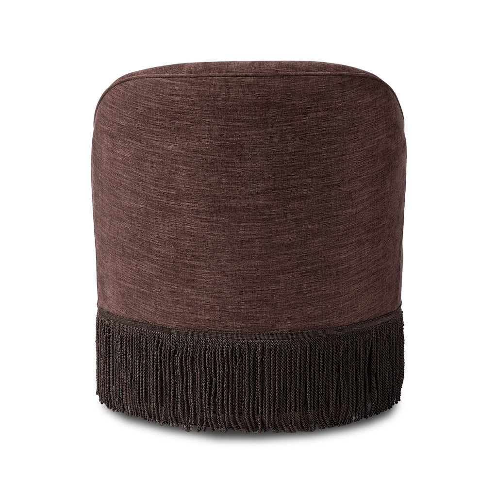 Aurora Fringe Swivel Chair in Laughlin Plum [Pre-Order - Available in Aug]