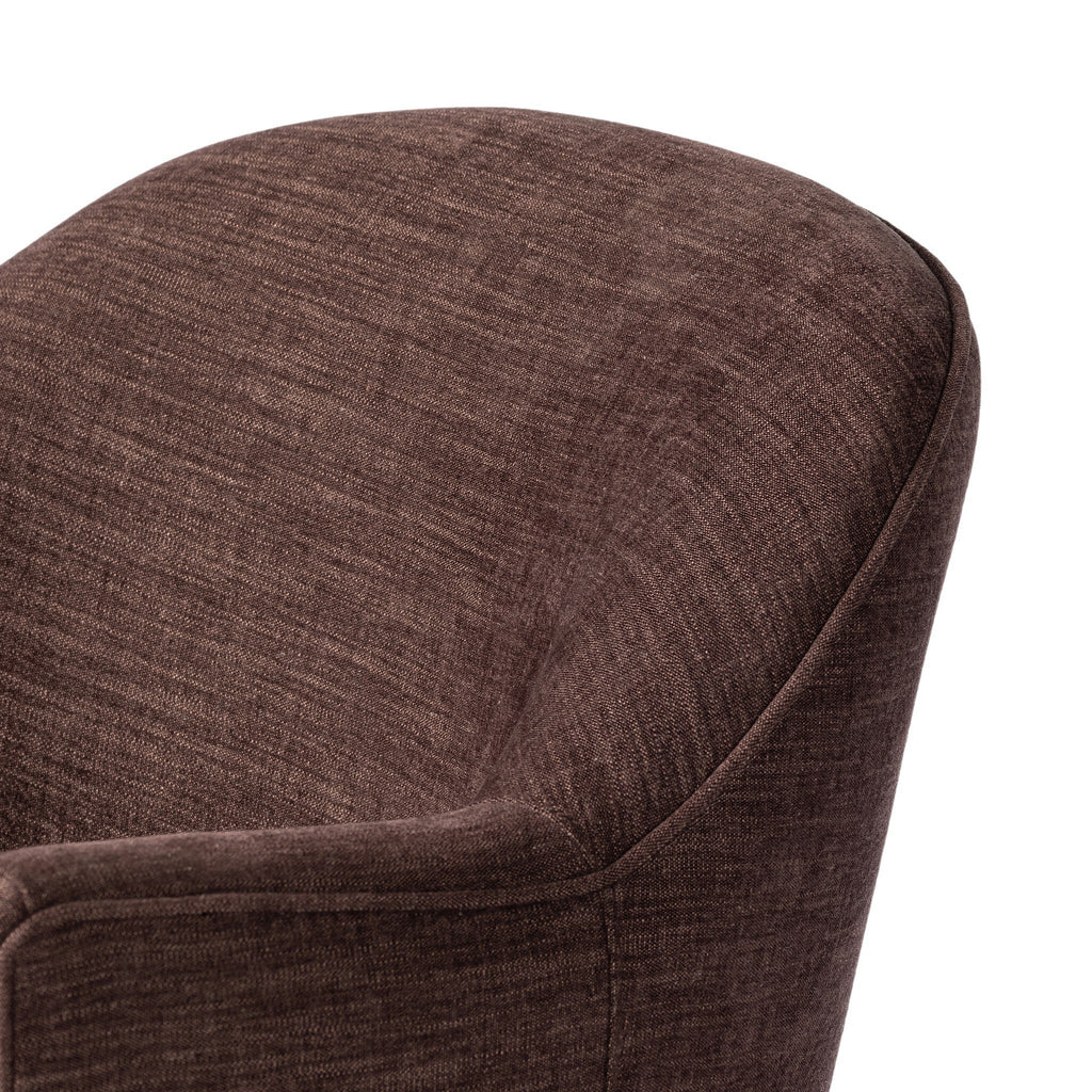 Aurora Fringe Swivel Chair in Laughlin Plum [Pre-Order - Available in Aug]