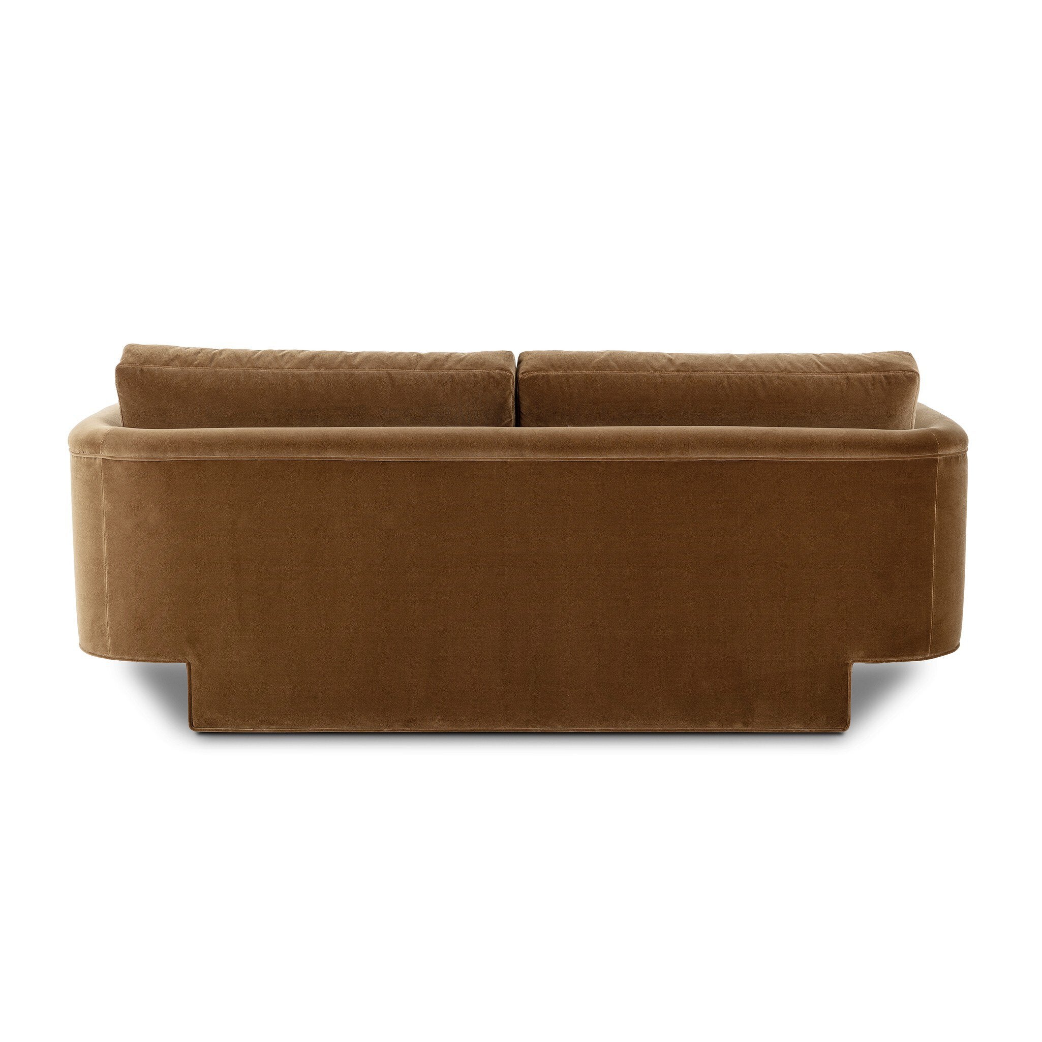 The "Katya" 80" Sofa in Surrey Cacao and Surrey Ochre [Pre-Order - Available in Early Nov]