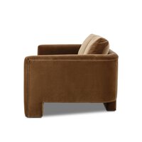 The "Katya" 80" Sofa in Surrey Cacao and Surrey Ochre [Pre-Order - Available in Early Nov]