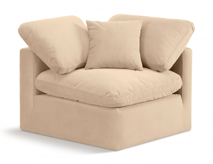 Build Your Own Sectional: Indulge Velvet Modular Corner Chair