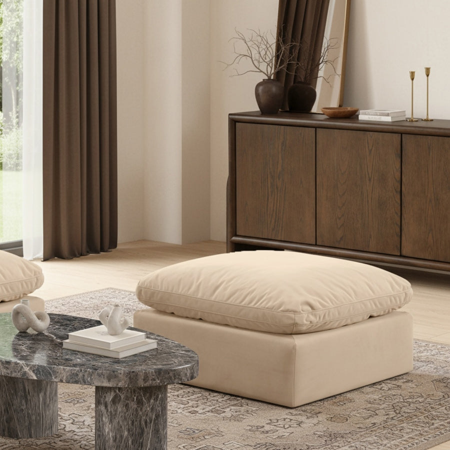 Build Your Own Sectional: Indulge Modular Velvet Ottoman