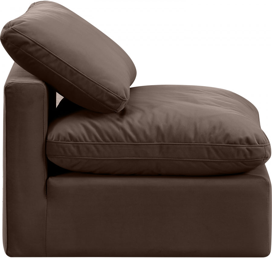 Build Your Sectional: Indulge Armless Velvet Sectional Chair