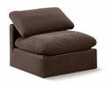Build Your Sectional: Indulge Armless Velvet Sectional Chair