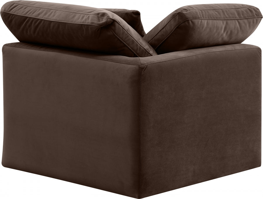 Build Your Own Sectional: Indulge Velvet Modular Corner Chair