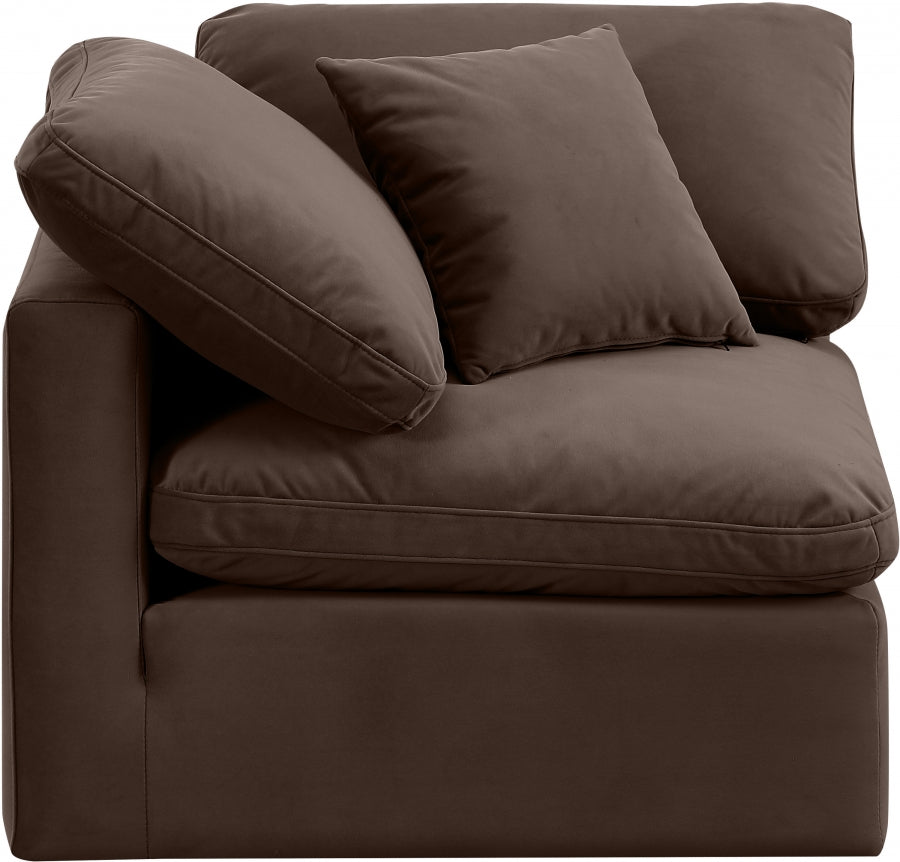 Build Your Own Sectional: Indulge Velvet Modular Corner Chair
