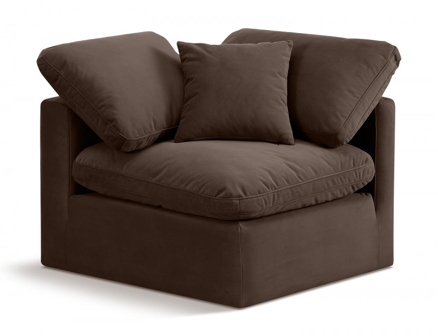 Build Your Own Sectional: Indulge Velvet Modular Corner Chair