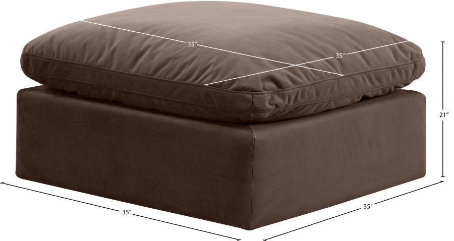 Build Your Own Sectional: Indulge Modular Velvet Ottoman