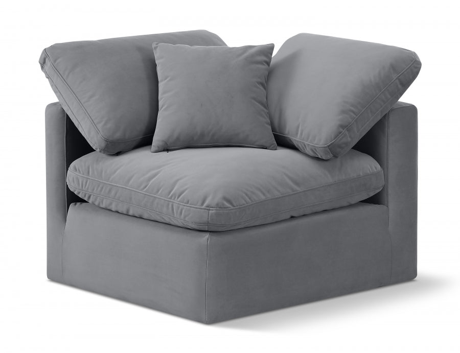 Build Your Own Sectional: Indulge Velvet Modular Corner Chair