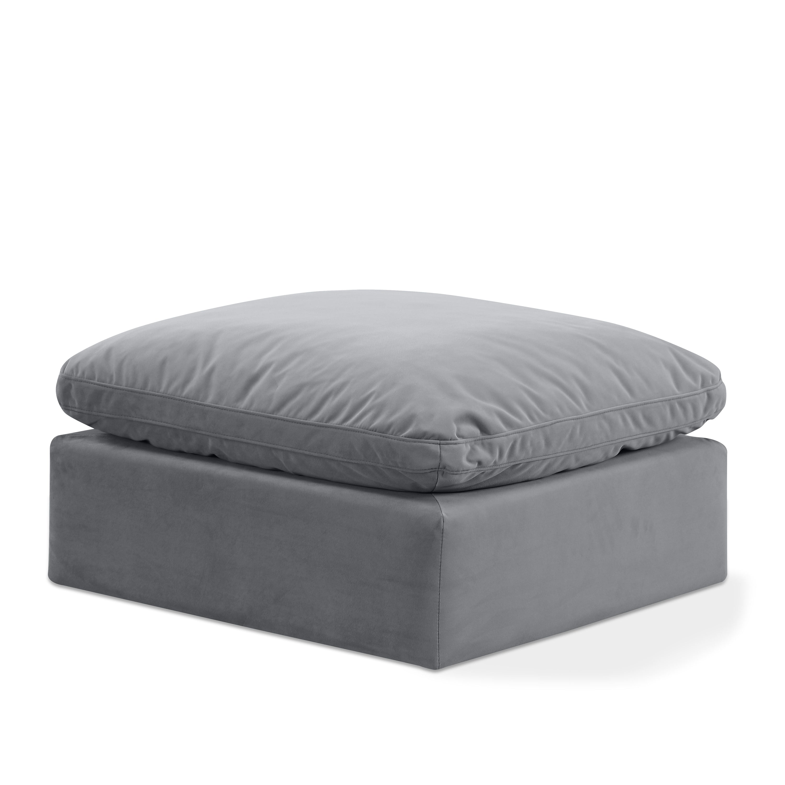 Build Your Own Sectional: Indulge Modular Velvet Ottoman