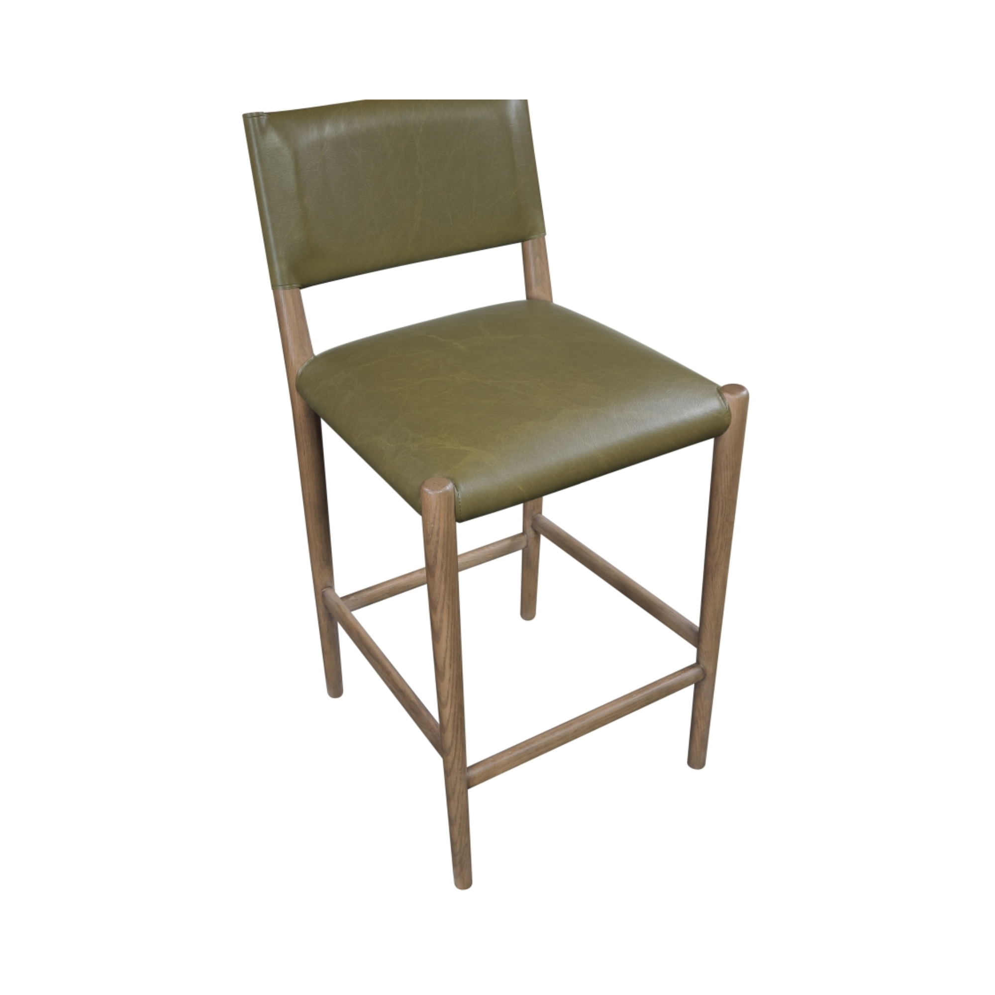 Andie Upholstered Counter Stool in Vegan Leather - [Additional Colors Available]