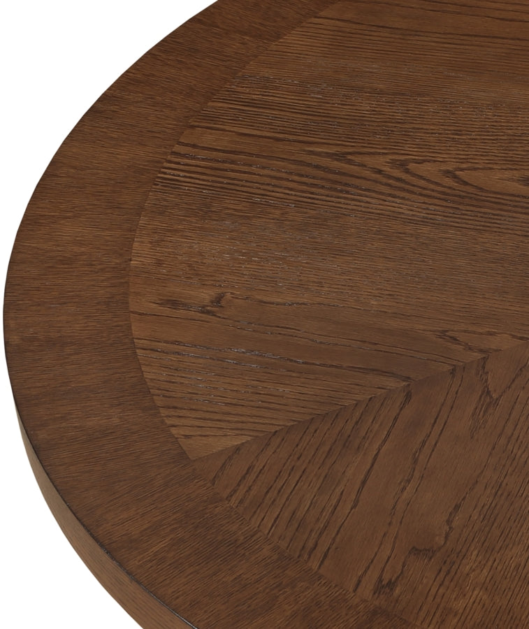 Belinda 60" Solid Wood And Oak Veneer Dining Table