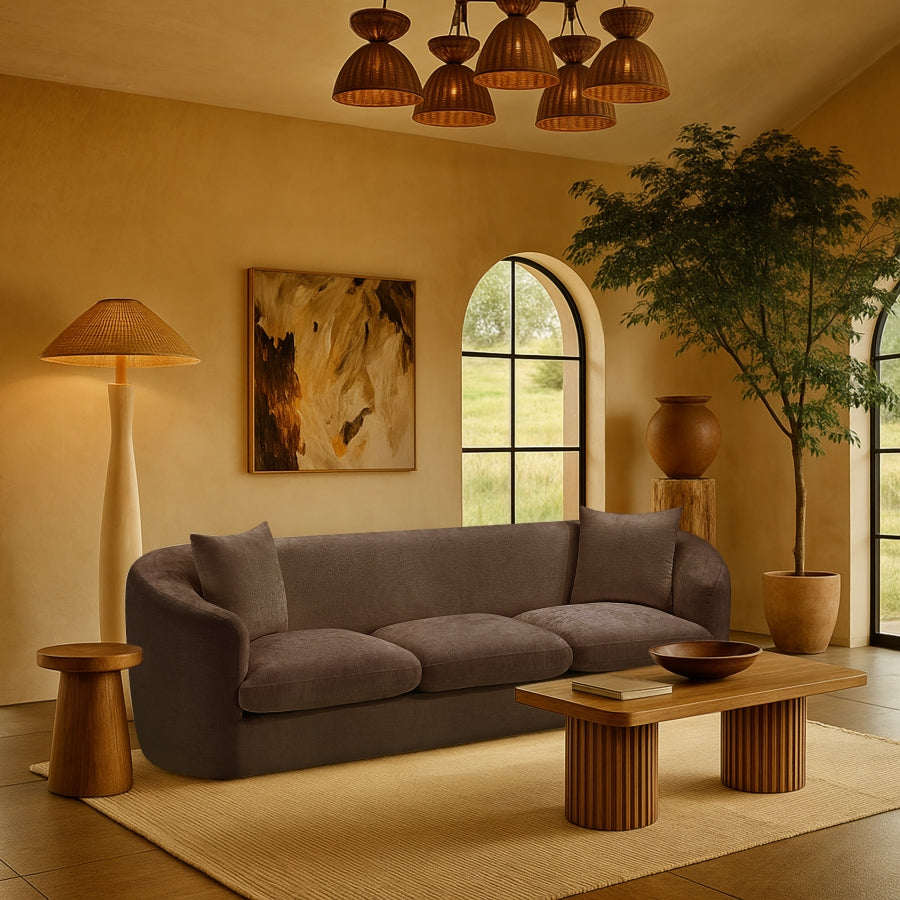 Penelope 92.5 Chenille Upholstered Sofa