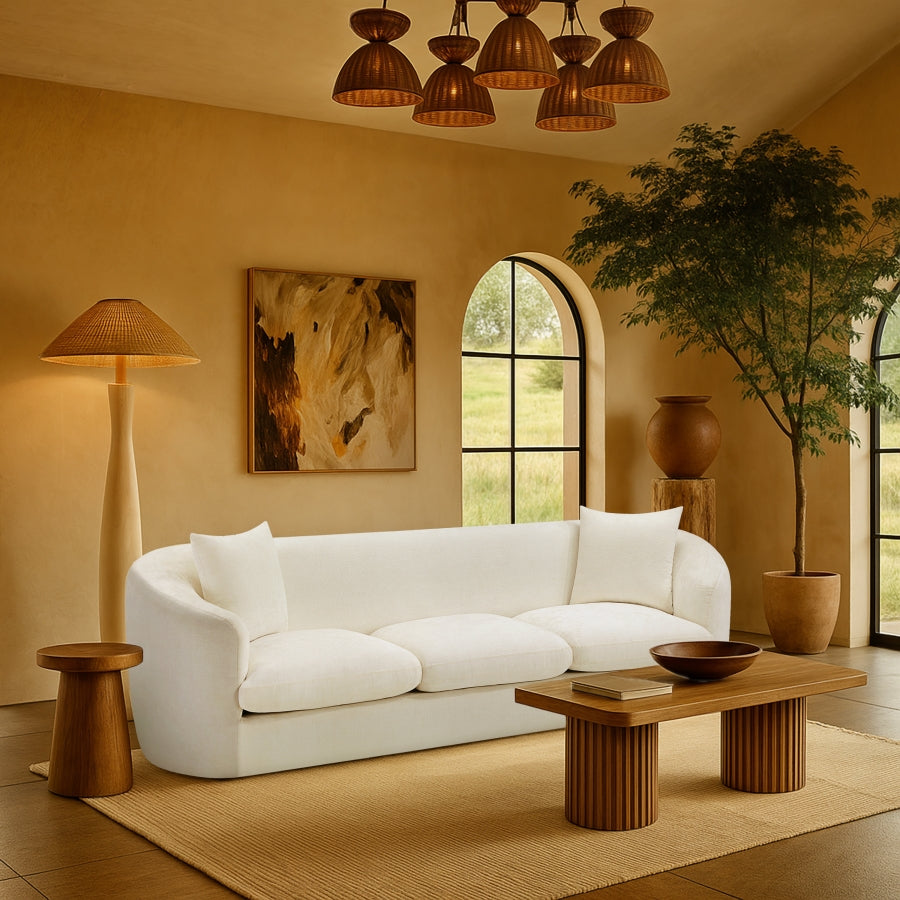 Penelope 92.5 Chenille Upholstered Sofa