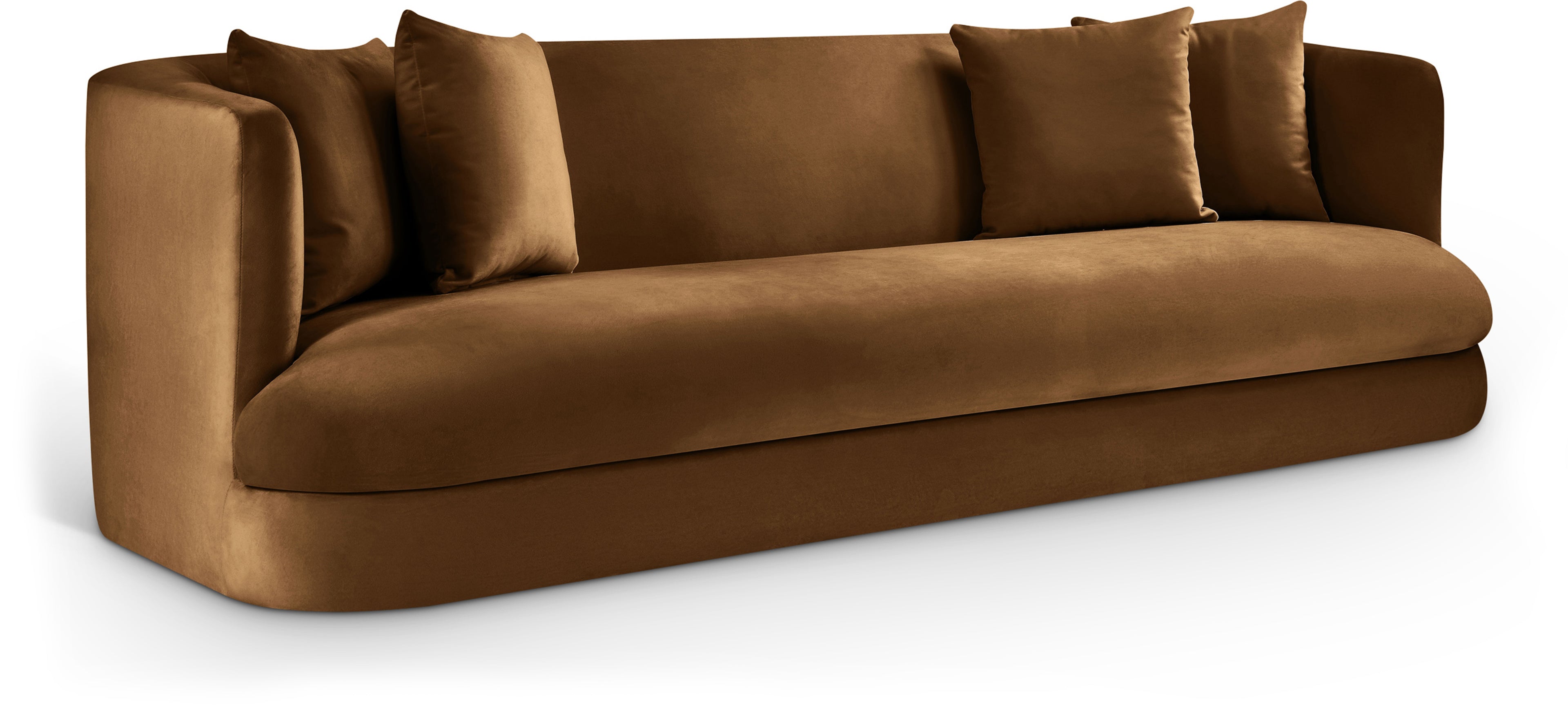 The "Almond" 93.5" Velvet Upholstered Sofa - Multiple Upholstery Colors Available