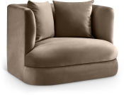 Alder Velvet Upholstered Accent Chair