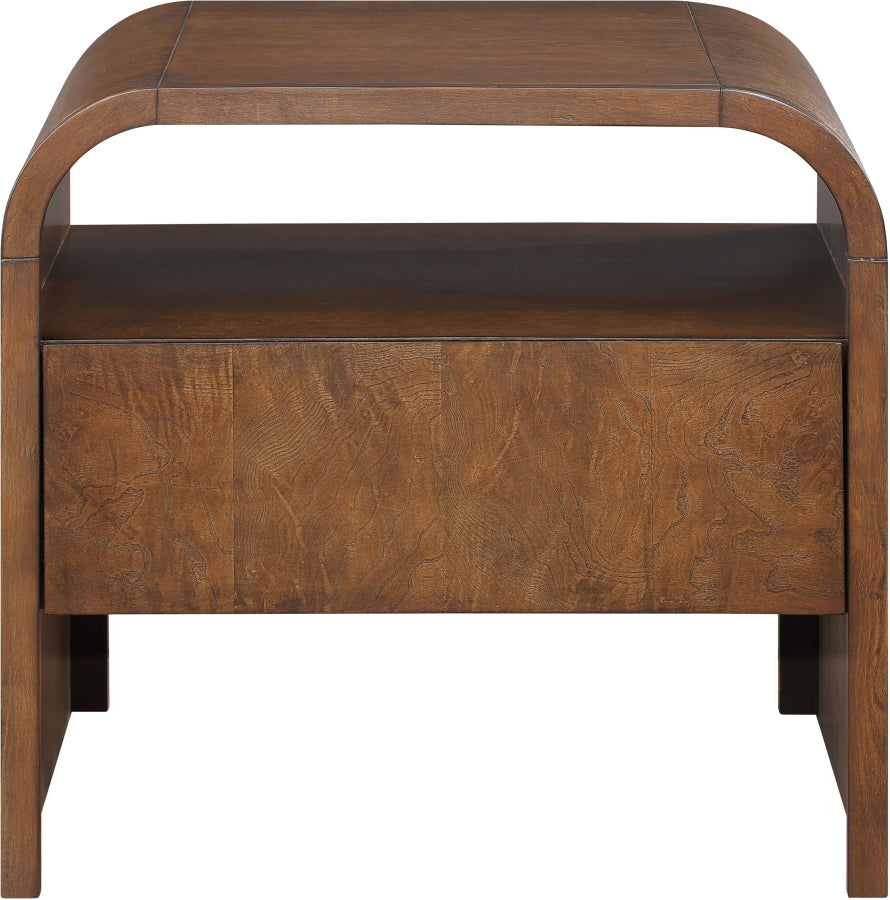 Giada 26" Solid Wood And Veneer Nightstand