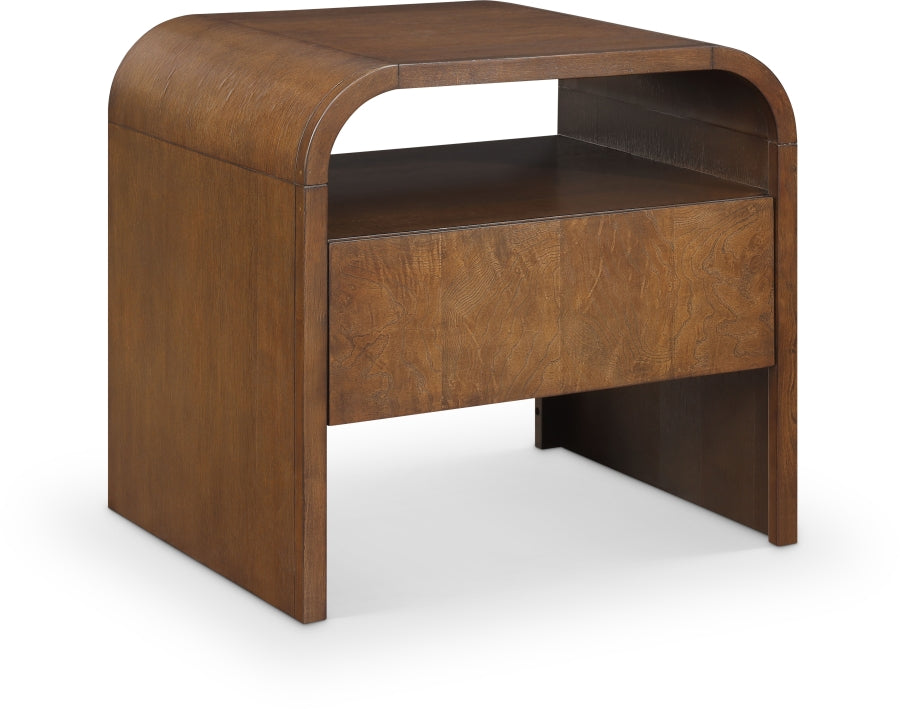 Giada 26" Solid Wood And Veneer Nightstand