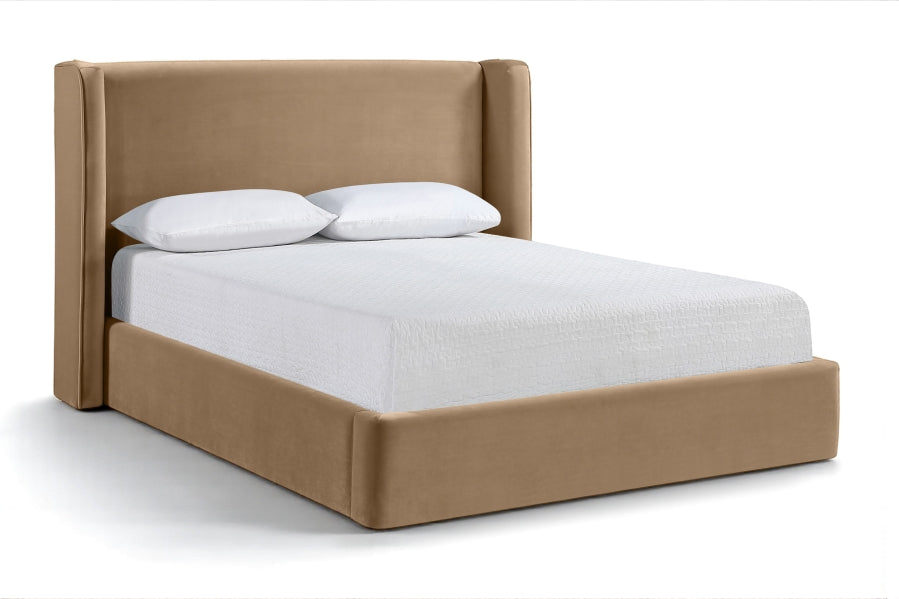 Kendall Velvet Upholstered Bed (King)