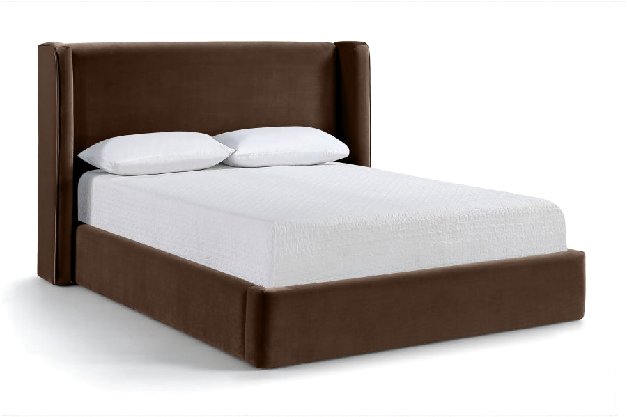Kendall Velvet Upholstered Bed (King)