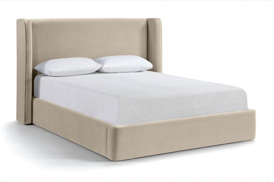 Kendall Velvet Upholstered Bed (King)