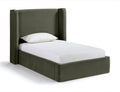 Kendall Velvet Upholstered Bed (Twin)