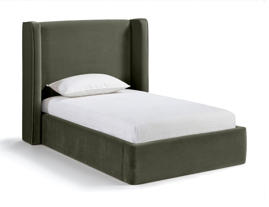 Kendall Velvet Upholstered Bed (King)
