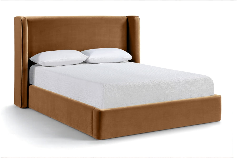 Kendall Velvet Upholstered Bed (King)