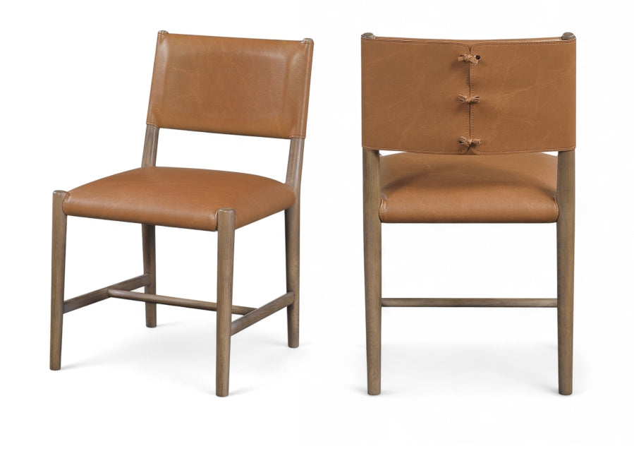 Andie Vegan Leather Upholstered Dining Chair - [Set of 2]